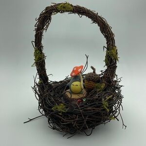 Totoro with Mushroom Umbrella Basket, NWOT 🍄